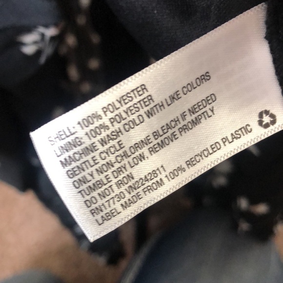 A new day black floral print pleated dress size XL - Picture 9 of 10